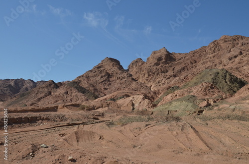 landscape in the desert