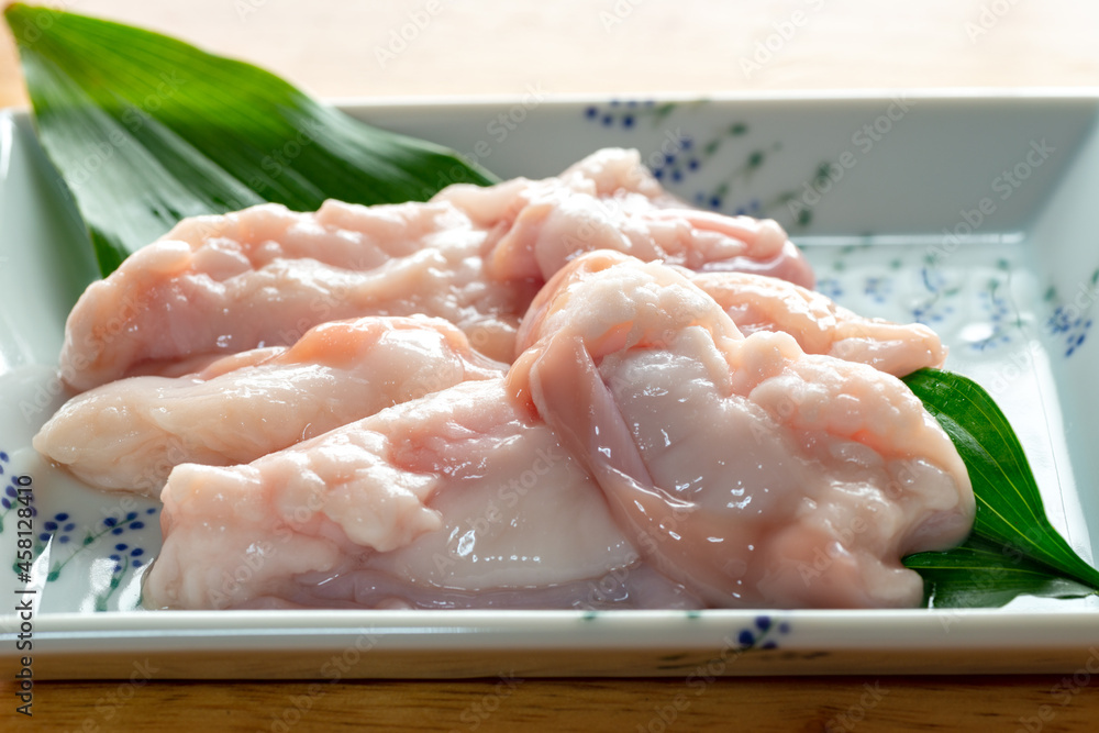 Beef small intestine for Japanese style barbecue Beef small intestine for Japanese style barbecue