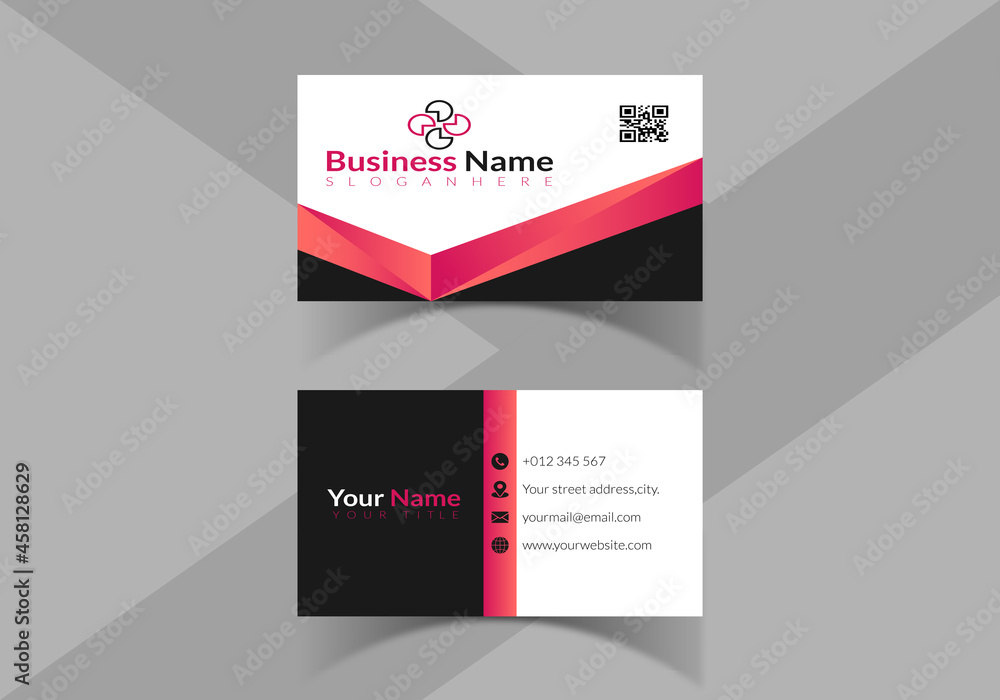 Fototapeta premium Business card and Visiting card design template