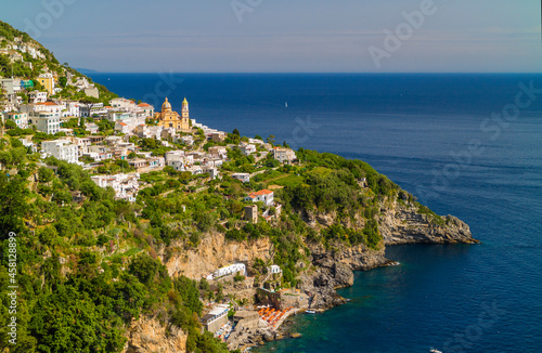 Praiano on the sea