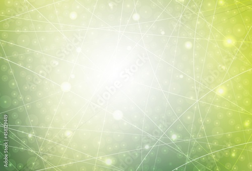 Light Green, Yellow vector background with stright stripes.