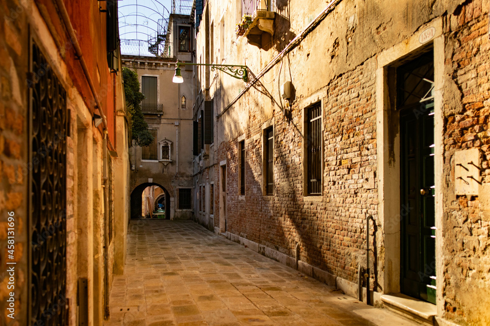 Fototapeta premium Venice, Veneto, Italy after 2020 lockdown in summer