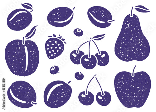 Fruit and berry stamps