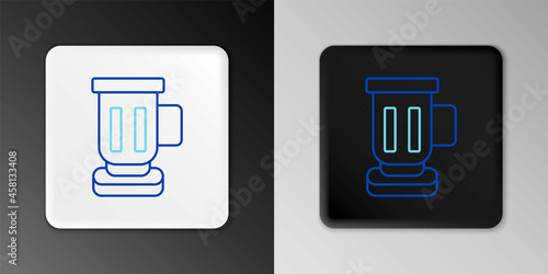 Line Medieval goblet icon isolated on grey background. Colorful outline concept. Vector