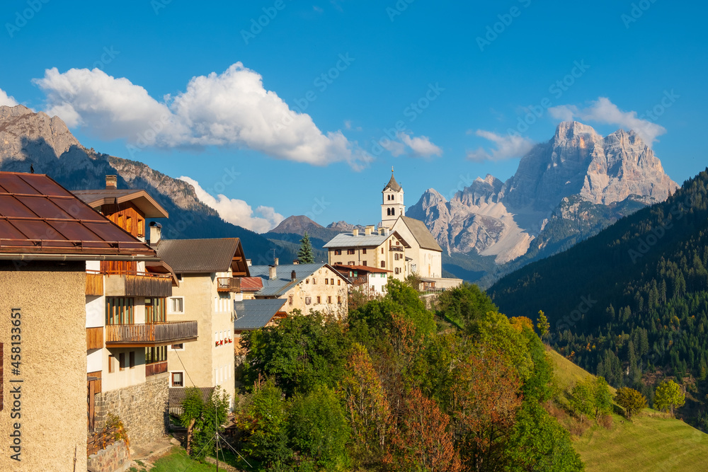 Colle Santa Lucia is a beautiful mountain village in the Veneto region, in the province of Belluno, Cortina d’Ampezzo, Tofana mountain range