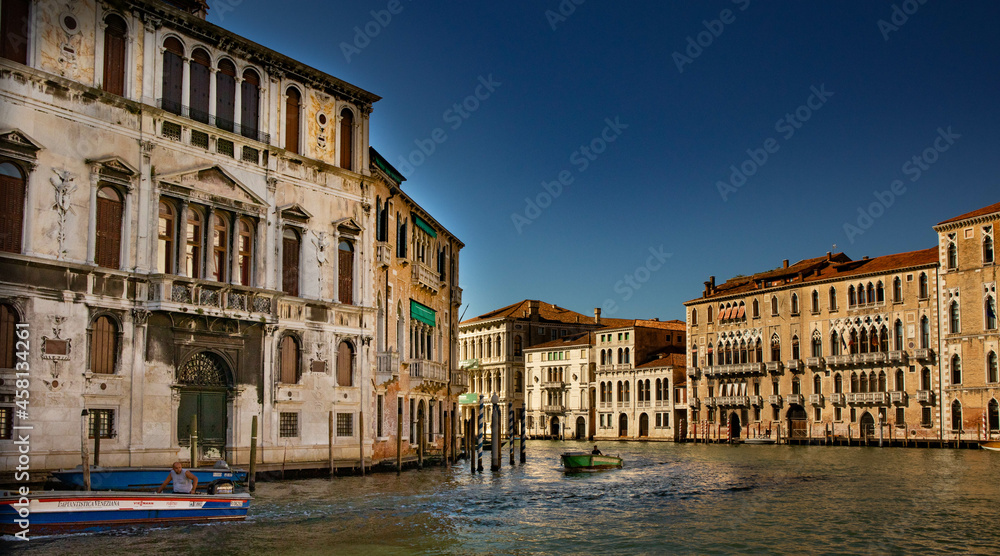 Venice, Veneto, Italy after 2020 lockdown in summer