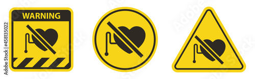 Magnetic Fields Located In This Area Can Be Harmful To Pacemakers