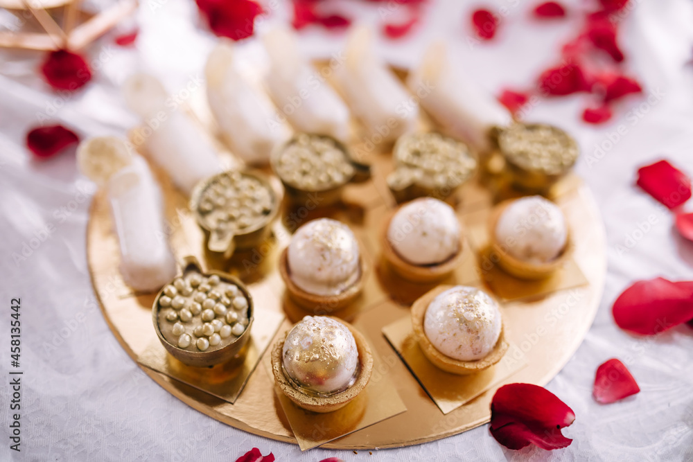 candy bar to celebrate the holiday. Sweet buffet for birthday or candy bar to celebrate the holiday. Sweet buffet for birthday or