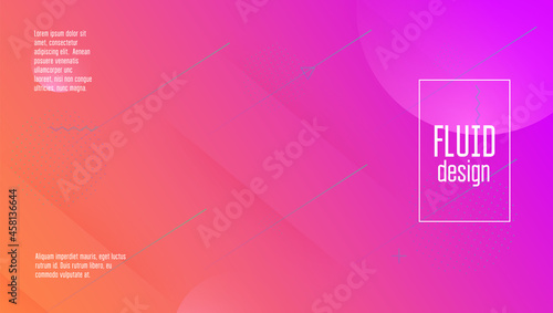 Digital Background. Flat Landing Page. Bright Page. Liquid Shape. Horizontal Illustration. Wavy Minimal Poster. Fluid Website. Pink Plastic Banner. Violet Digital Background