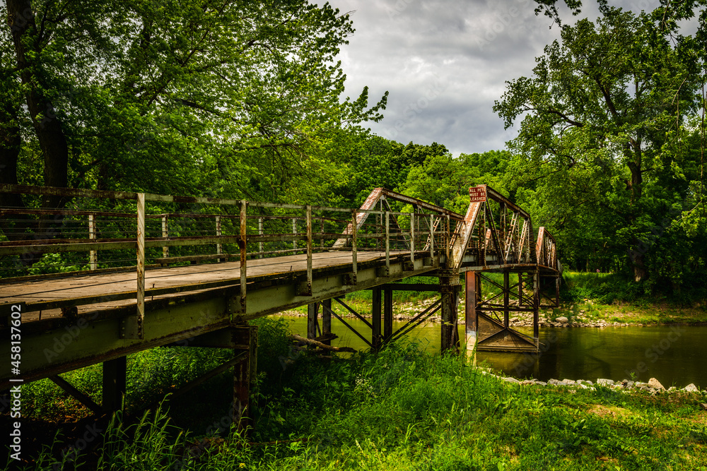 Iowa Des Moines Bill Riley Trail Bridge