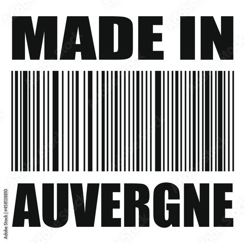 MADE IN AUVERGNE CODE BARRE