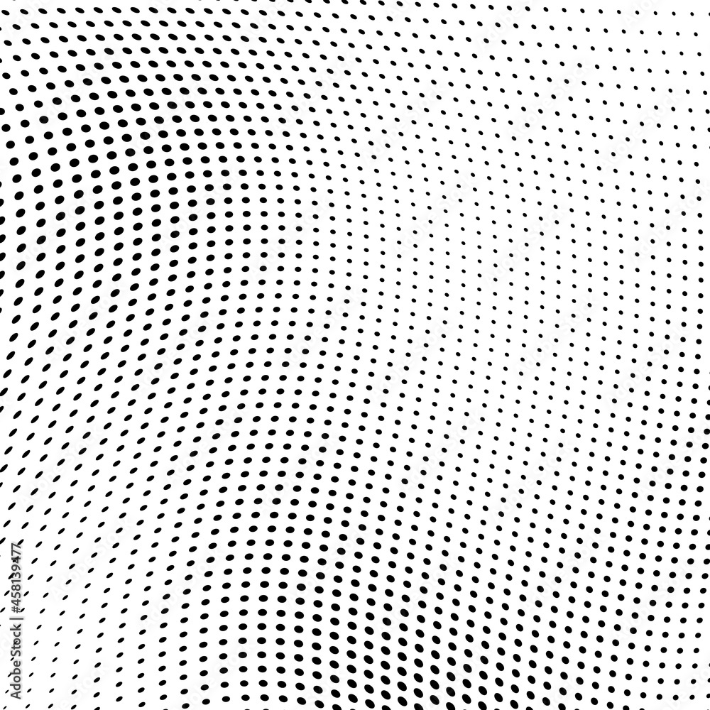 Abstract halftone wave dotted background Abstract halftone wave dotted background