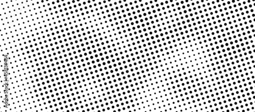 The halftone texture is monochrome. Vector chaotic background