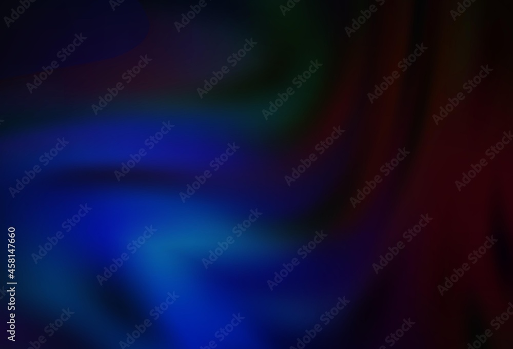 Fototapeta premium Dark BLUE vector colorful blur background.
