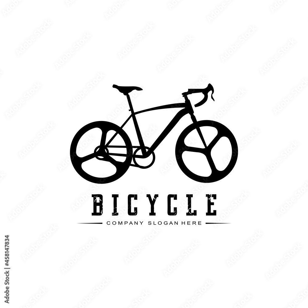 Bike Logo Icon Vector, vehicle for sports, racing, casual, downhill, retro template Bike Logo Icon Vector, vehicle for sports, racing, casual, downhill, retro template