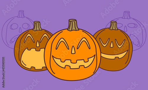 Funny carved Halloween pump...