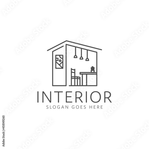 interior logo design interior furniture decoration room
