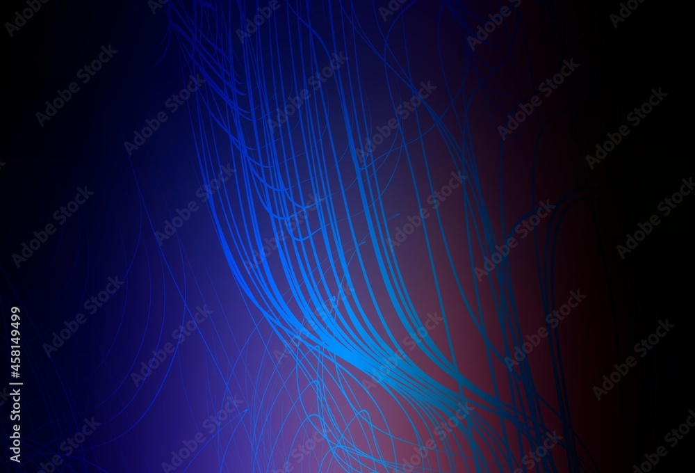 Naklejka premium Dark Pink, Blue vector glossy abstract backdrop.
