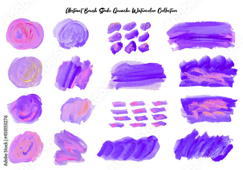 Abstract Brush Stroke Collection