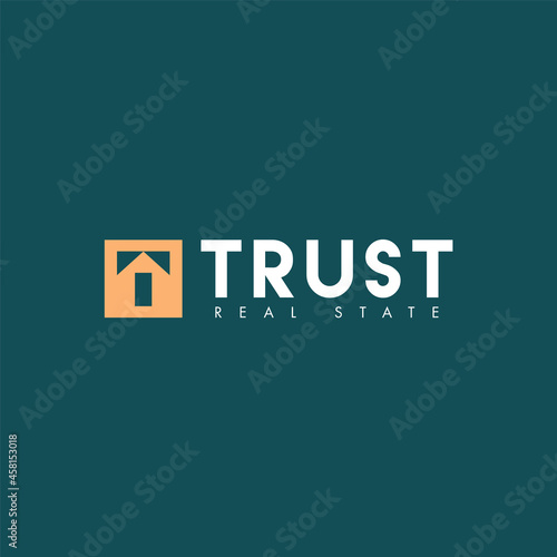 Trust real state. Logo template.