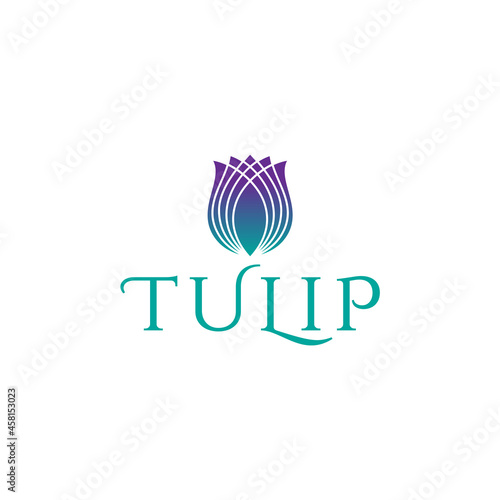 Tulip. Logo template.