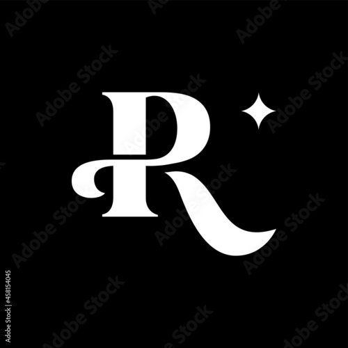 PR logo vector
