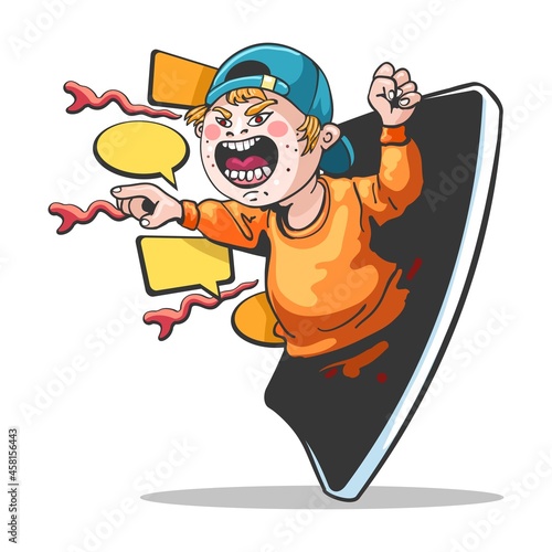 Cyber hater, cyberbullying character