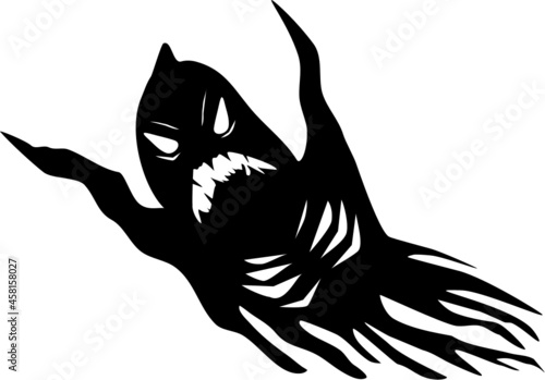 Skeletal Ghost Spirit HD Vector Illustration