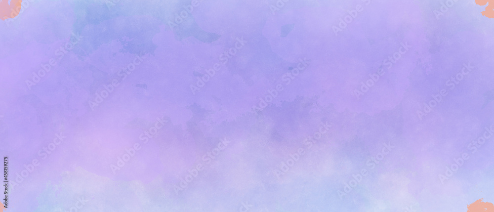 abstract watercolor blue mist background with clouds