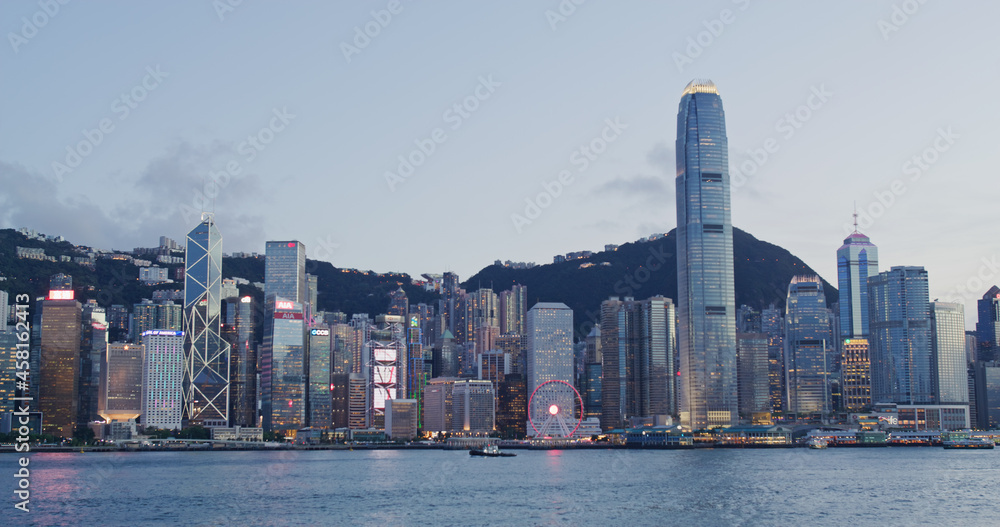 Naklejka premium Victoria harbor