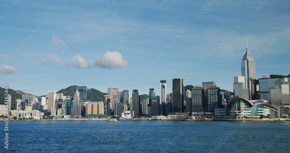 Fototapeta premium Hong Kong city harbor