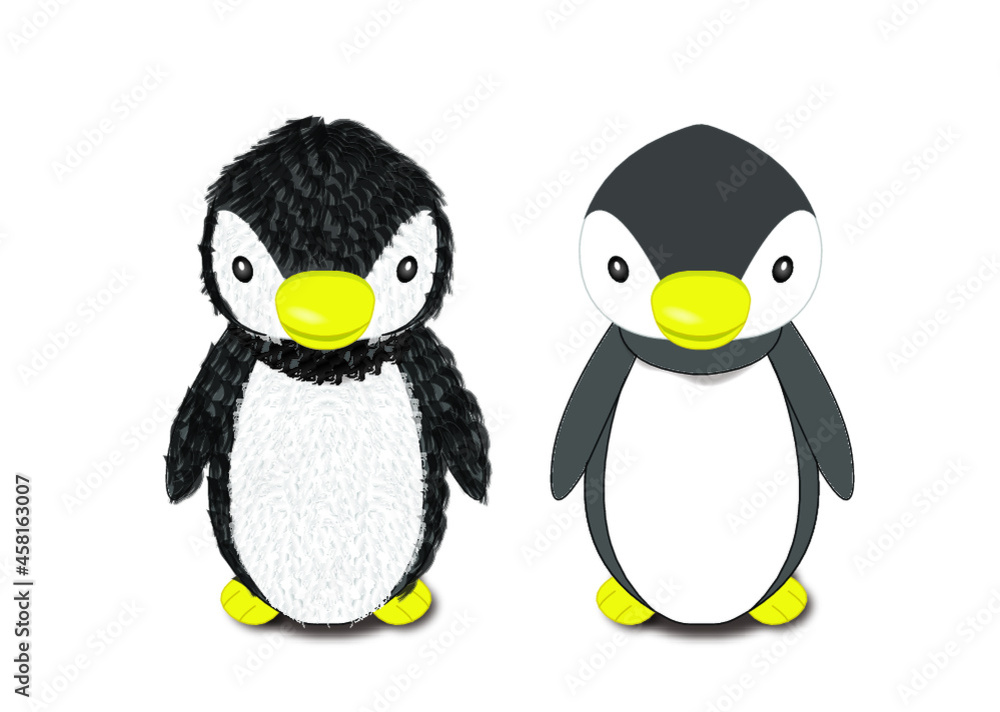 Naklejka premium ペンギン