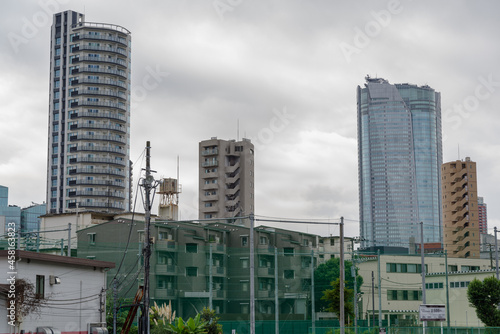 Minami Aoyama 1-chome, Nogizaka, Roppongi cityscape from the grassland square next to Circular 3 Tokyo, Minami Aoyama photo