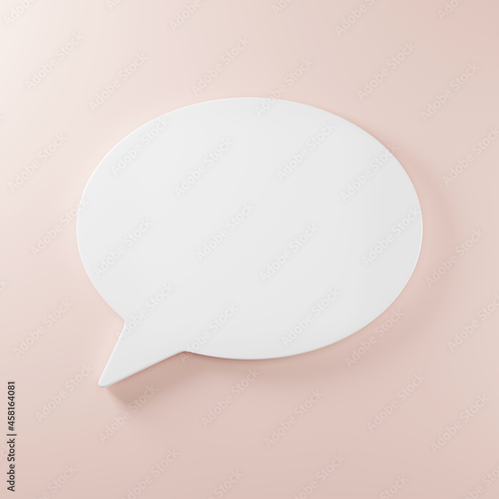 Speak bubble text, talk chatting box, thinking sign symbol, message box outline cartoon, Speech bubble icon on pink pastel background, 3D rendering illustration Speak bubble text, talk chatting box, thinking sign symbol, message box outline cartoon, Speech bubble icon on pink pastel background, 3D rendering illustration