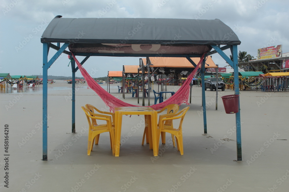 shelter at araçagi beach in São José de Ribamar, Maranhão shelter at araçagi beach in São José de Ribamar, Maranhão