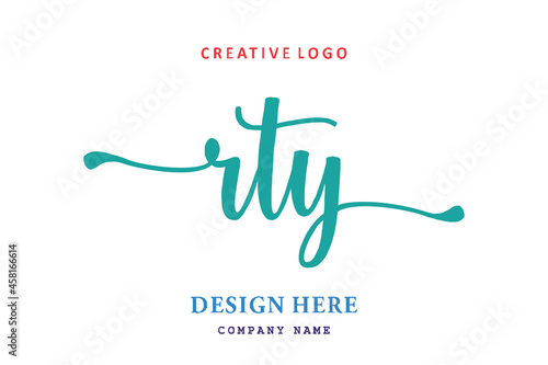RTY lettering logo is simple, easy to understand and authoritative