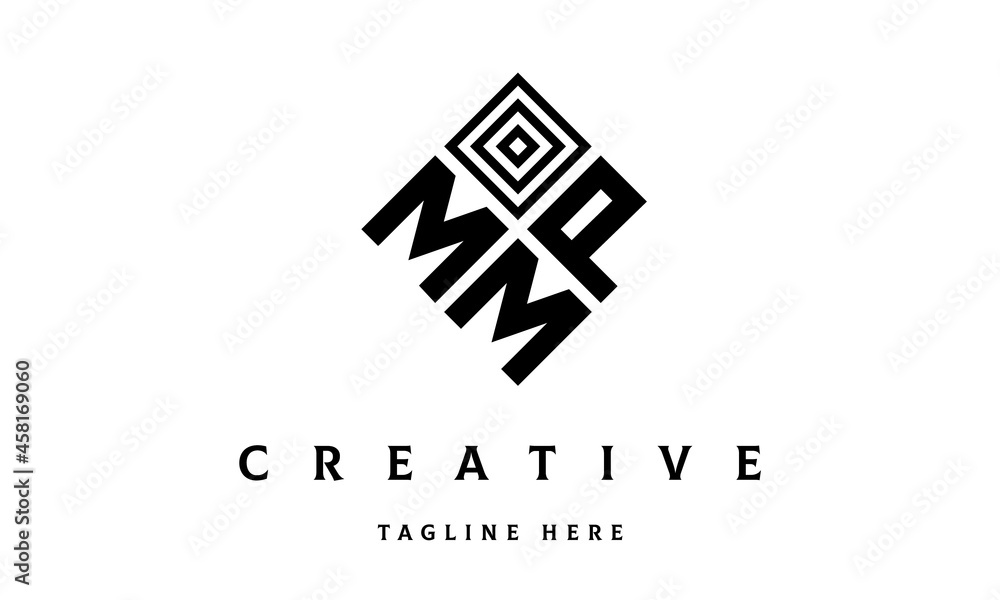 MPM square three latter logo vector MPM square three latter logo vector