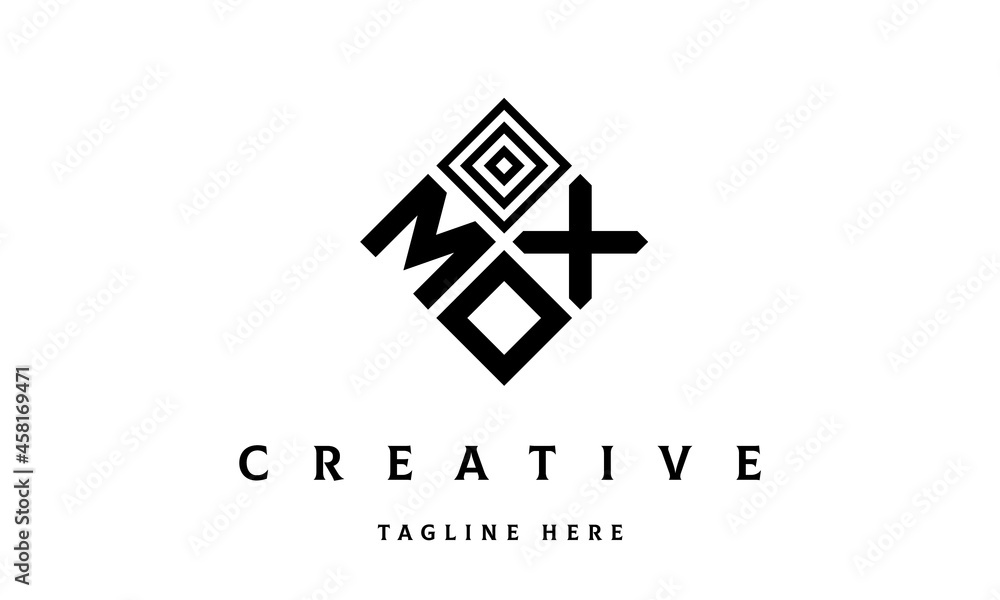 MXO square three latter logo vector MXO square three latter logo vector