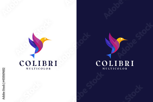 COLORFULL BIRD COLIBRI LOGO