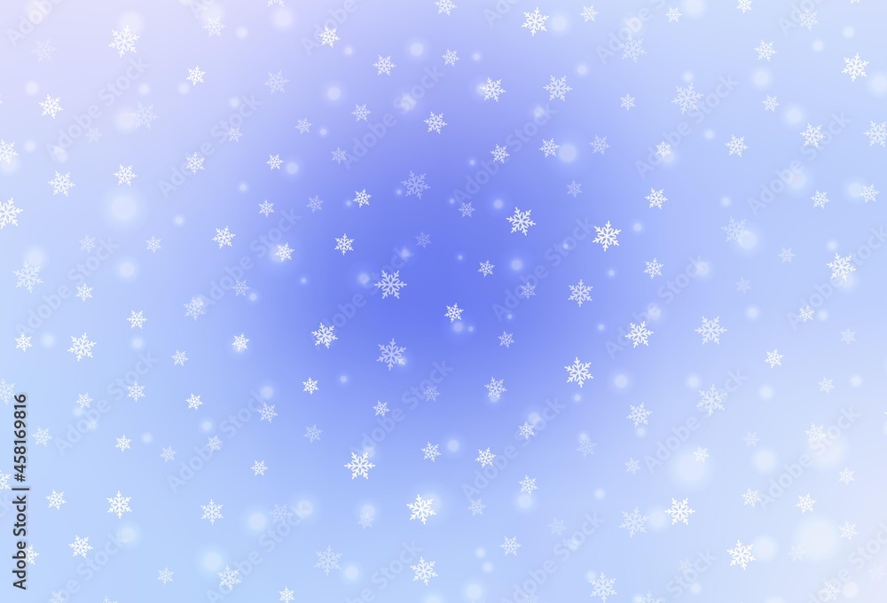 Light Purple vector backdrop in holiday style.