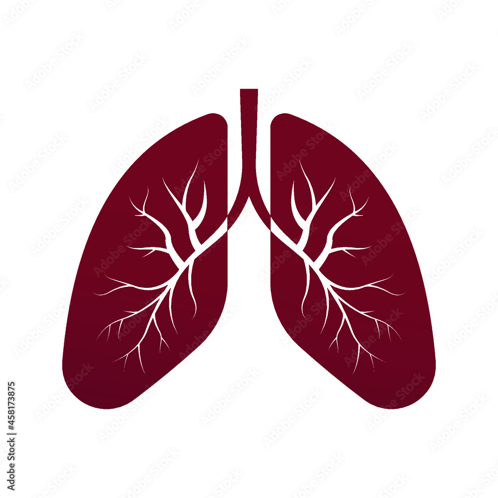 Lungs Vector Icon. Medical symbol. vector illustration Lungs Vector Icon. Medical symbol. vector illustration