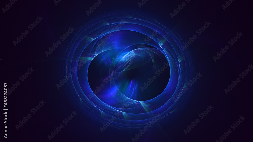 3D rendering abstract round light background 3D rendering abstract round light background