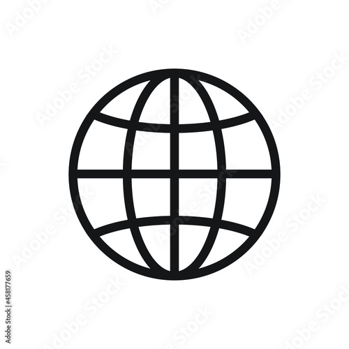 Web Icon vector Line on white background image for web, presentation, logo, Icon Symbol. 