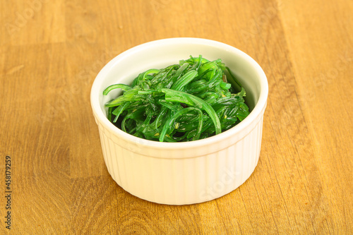 Japanese traditional seaweed salad Chukka
