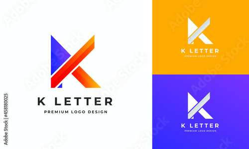 Free Download K Letter Logo Design - GFXLoad