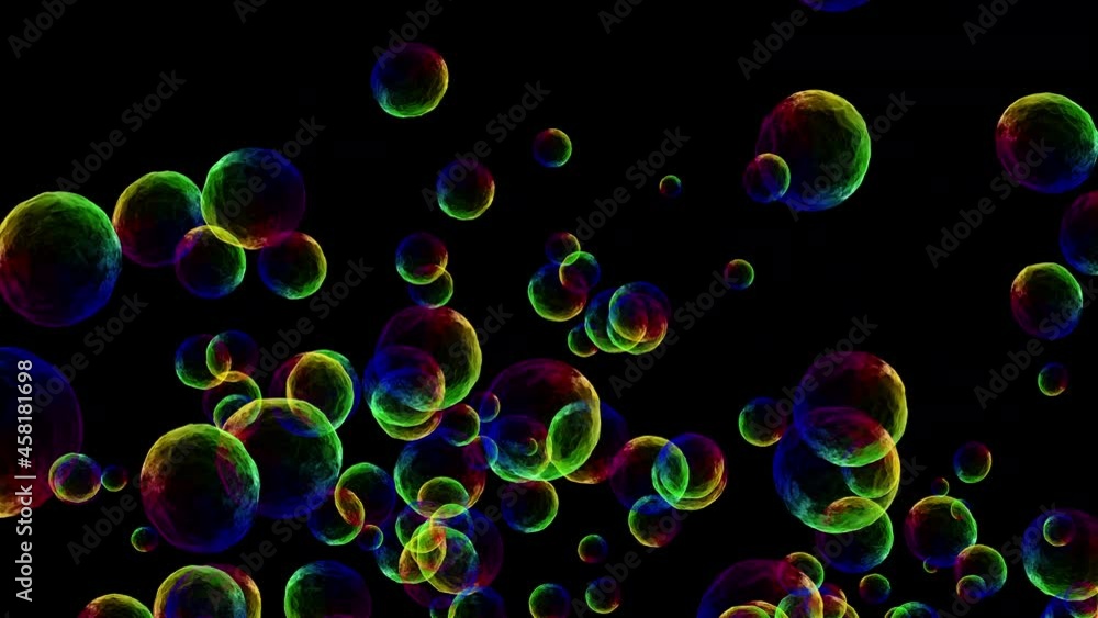 floating bubble particle loop animation floating bubble particle loop animation