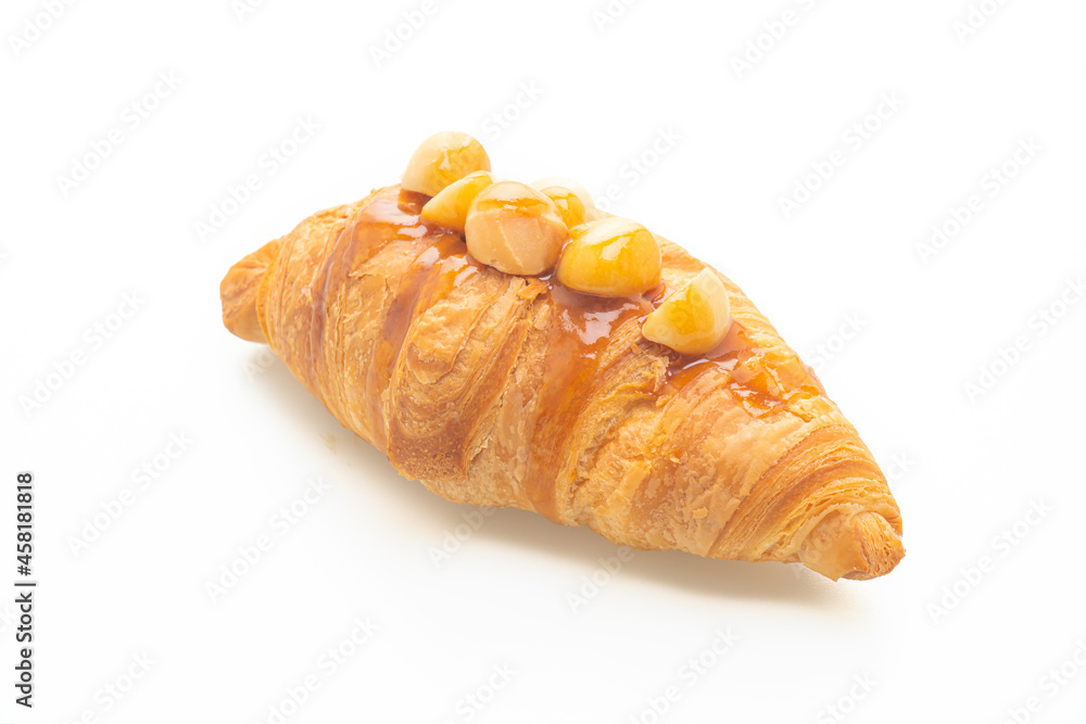 croissant with macadamia and caramel croissant with macadamia and caramel