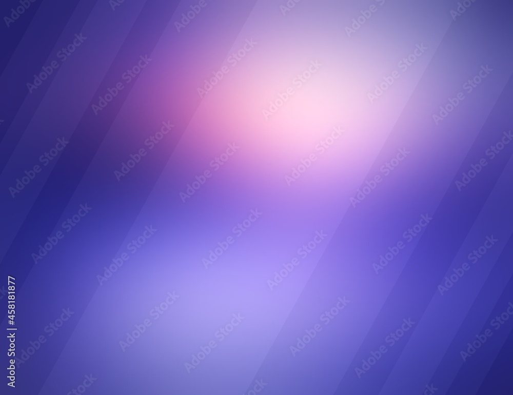 Winter night outer view through glass blurred background. Dark blue dawn sky with pink sheen. Diagonal stripes half transparent.