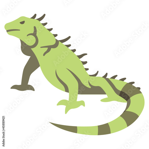 green iguana icon © maxicons