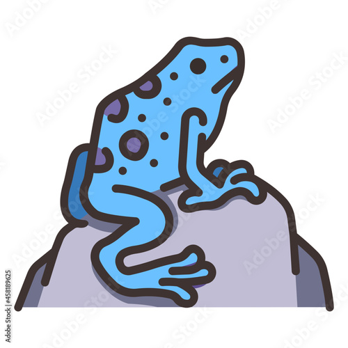 poison dart frogs icon